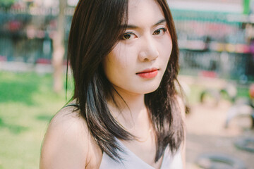 Obraz premium Take portraits while traveling