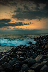 Obraz premium sunset over the sea