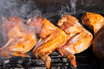 Fried,Roast chicken wings