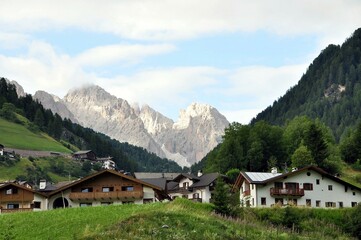 Obraz premium Wolkenstein im Grödnertal