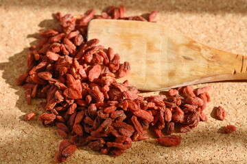 closeup of goji berries 