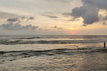 Fototapeta premium sunset on the sea