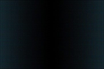 Halftone dotted background. Board with blue grid on a black background.