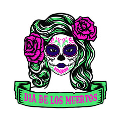Dia de los muertos vector illustration