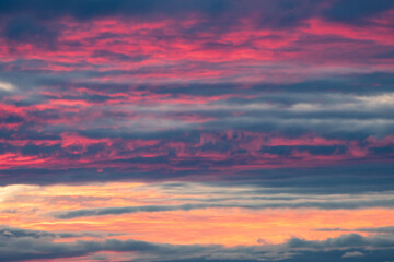 Obraz premium colorful sky at sunset as background