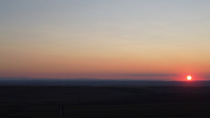 Country side at dawn
