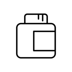 Pills icon vector. antibiotic illustration sign. medicines symbol. drug logo. medicine mark.