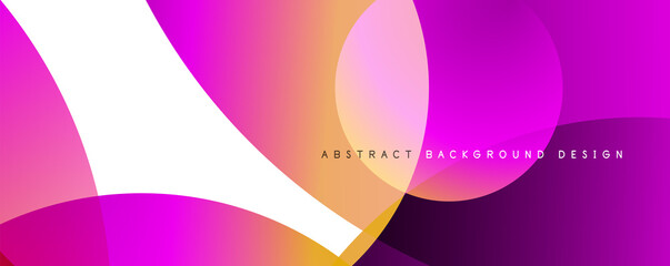Trendy simple fluid color gradient abstract background. Mixing of colors and lines. Vector Illustration For Wallpaper, Banner, Background, Landing Page