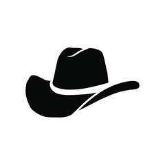 Cowboy icons. Western Style Cowboy Hat Icon Vector Design Illustration. Cowboy hat icon simple sign. 