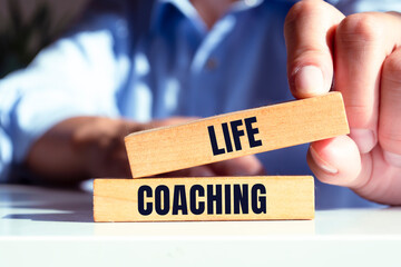 Word writing text Life Coaching. Business concept for demonstrating employed to help showing attain their goals in career.