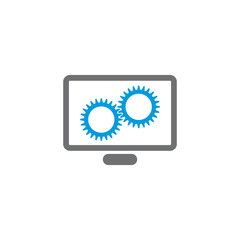 SEO icon isolated on white background 