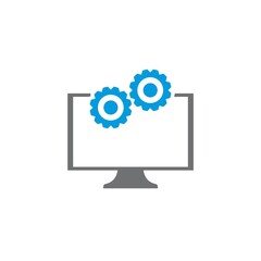 SEO icon isolated on white background 