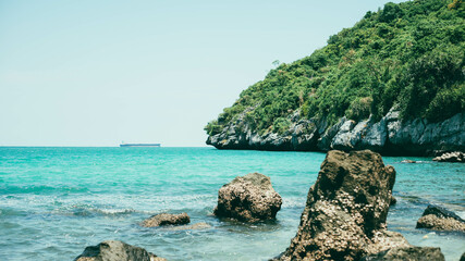 rocky seashore