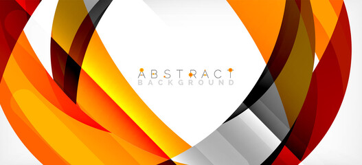 Color circle shapes, minimal geometric background. Trendy dynamic composition. Vector Illustration For Wallpaper, Banner, Background, Landing Page