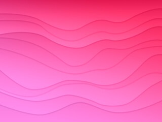 Pink wave layer shape zigzag pattern concept abstract background flat design style illustration.