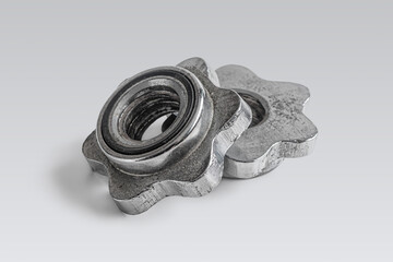 Lock nut for dumbbell neck