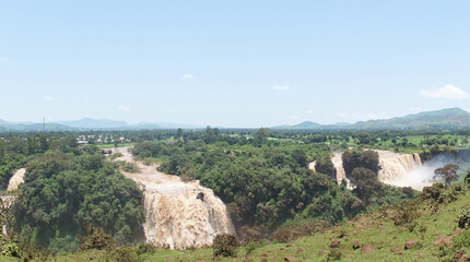 Fototapeta na wymiar Blue Nile Falls, Ethiopia, Africa