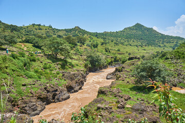 Fototapeta na wymiar Blue Nile, Ethiopia