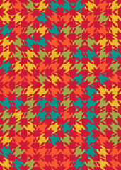 Abstract Geometric Pattern generative computational art illustration