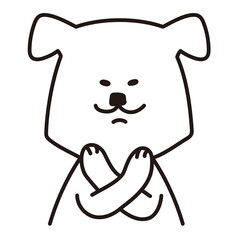 色加工ok いぬ素材No.4 NG