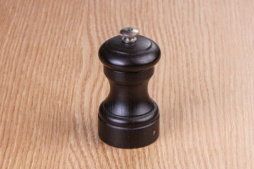 Wooden pepper mill for kitchen