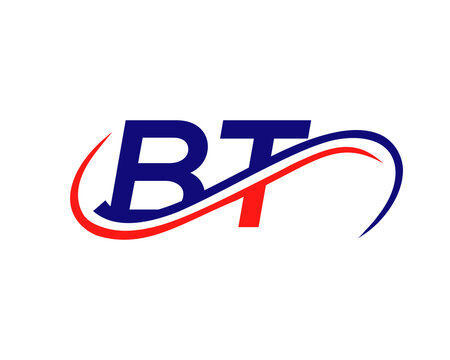 BT Letter Linked Business Logo. BT Logo Design. BT logo Design for Financial, Development, Investment, Real Estate And Management Company Vector Template