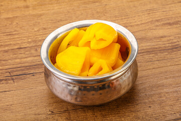 Canned Jackgruit in the bowl