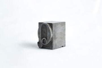 Old printing movable types
