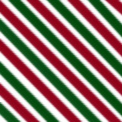 Christmas ornament with red and green color. seamless flat pattern