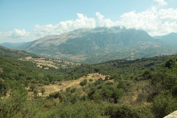 Naklejka premium mountains in the mountains
