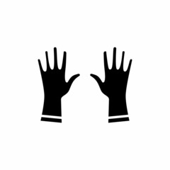 Wear Gloves icon in vector. Logotype
