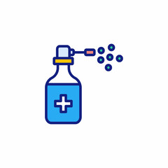 Cleaning Spray icon in vector. Logotype