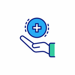 Obraz premium Care icon in vector. Logotype