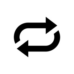 Reload icon vector set. Reset illustration sign collection. update symbol or logo.