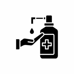 Liquid Soap icon in vector. Logotype
