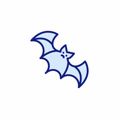 Bat icon in vector. Logotype