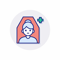 Pass Away icon in vector. Logotype