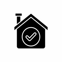 Stay At Home If You Are Risk icon in vector. Logotype