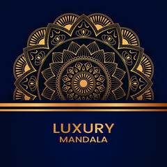 Luxury mandala background with floral ornament pattern for print, poster, cover, brochure, flyer, banner.