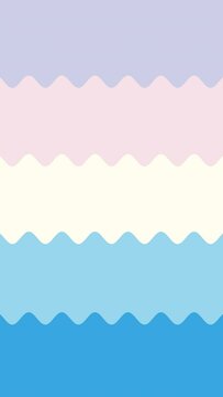 Animated waves. Wavy animated vertical background. Dusty animated background for social media. 