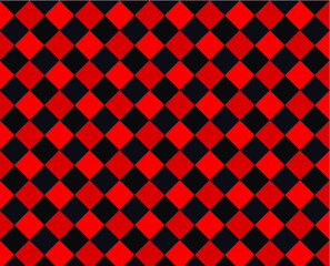 Red and black check texture background seamless pattern