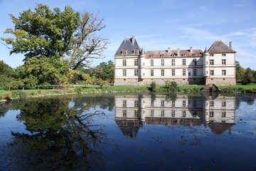 Fototapeta premium The castle of Cormatin in Burgundy, France
