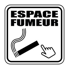 Logo espace fumeur.