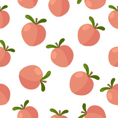 seamless pattern with hand drawn peaches.peaches vector. 
Peaches seamless pattern.
