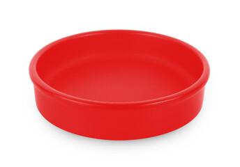 empty bowl isolated on white background.
