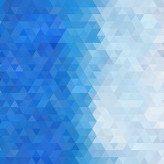 Fototapeta na wymiar abstract nature marble plastic stony mosaic tiles texture background with white grout - sky and light blue gradient colors. eps 10