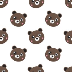 cute pattern for kids with bears