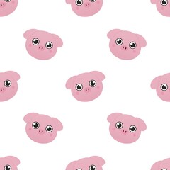 cute pattern for kids with pigs