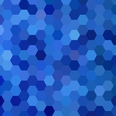 Abstract blue hexagons modern template for business technology or presentation, vector illustration. eps 10