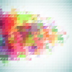 colorful illustration. geometric design. vector abstract triangle background. eps 10